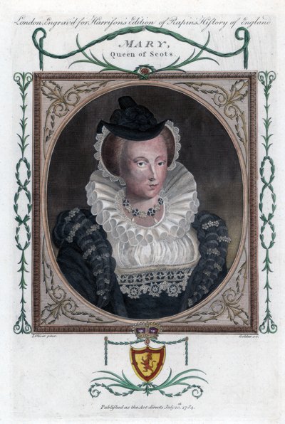 Mary I af Skotland, populært kendt som Mary, Queen of Scots, 1794. af John Goldar