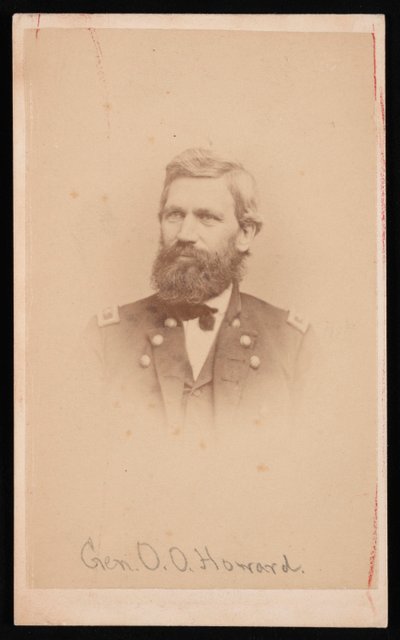 Portræt af general Oliver Otis Howard 1830-1909, 1860