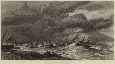Orkanen på øen Mauritius af John Greenaway