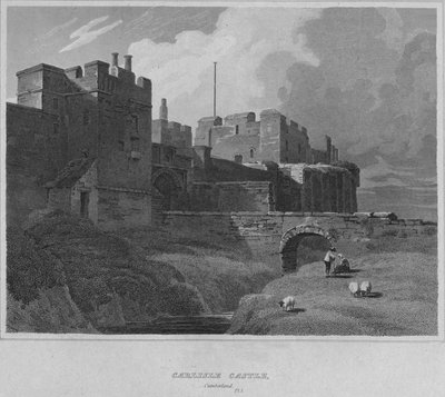 Carlisle Castle, Cumberland, 1814 af John Greig