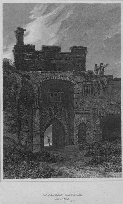 Carlisle Castle, Cumberland, 1814 af John Greig