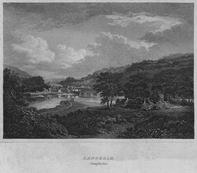 Langholm, Dumfrieshire, 1814 af John Greig