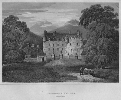 Traquair Castle, Peebleshire, 1814 af John Greig
