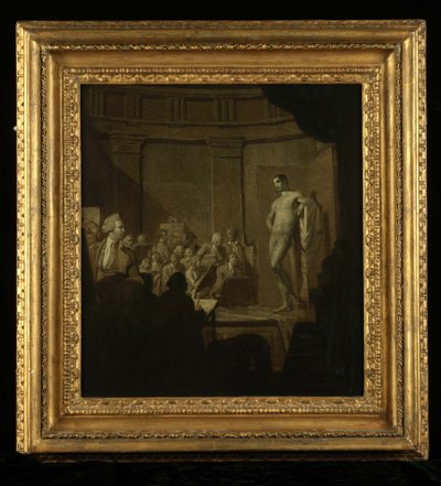 Et Akademi, ca. 1759-60 af John Hamilton Mortimer