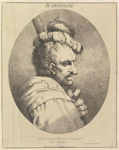 Bardolph Tolv Karakterer fra Shakespeare, 20. maj 1775. af John Hamilton Mortimer