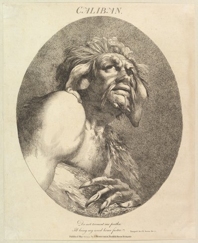 Caliban Tolv Karakterer fra Shakespeare, 20. maj 1775. af John Hamilton Mortimer