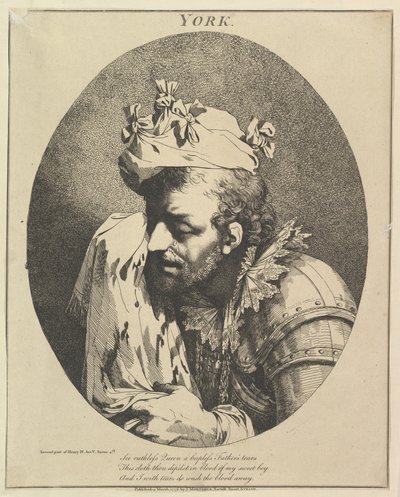 Duke of York Tolv karakterer fra Shakespeare, 15. marts 1776. af John Hamilton Mortimer