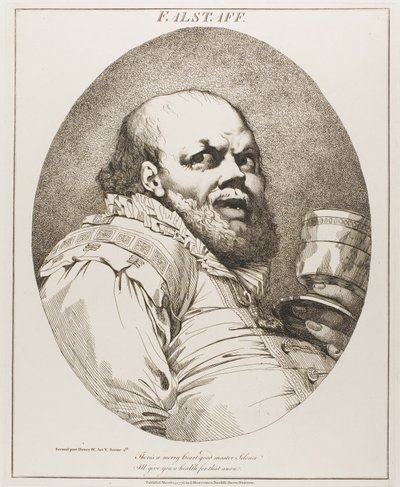Falstaff af John Hamilton Mortimer