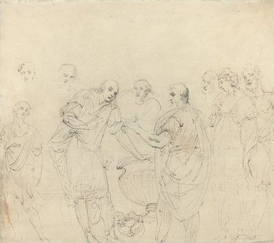 Mucius Scaevola [højre] af John Hamilton Mortimer