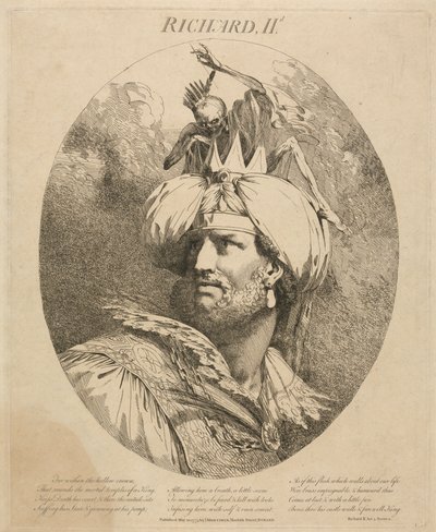 "Richard II", akt III, Scene II af John Hamilton Mortimer