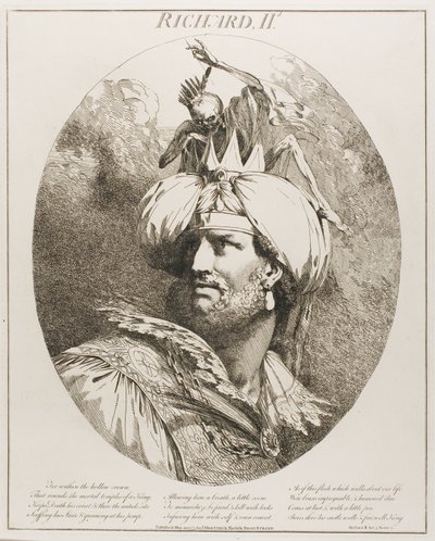 Richard II, fra Twelve Characters fra Shakespeare af John Hamilton Mortimer