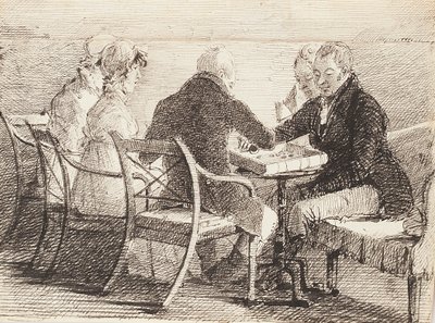 Backgammon, 1808 af John Harden