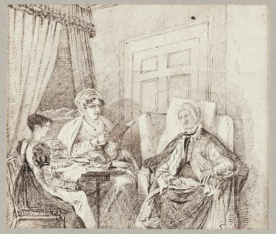 Interiør scene af John Harden