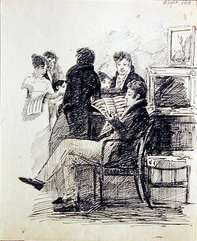 Læsning af et partitur af John Harden