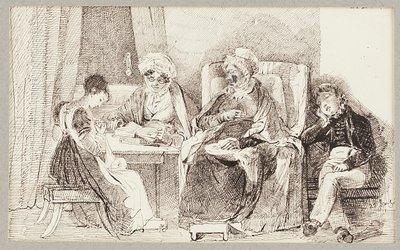 Syg og hvilende, 1824 af John Harden