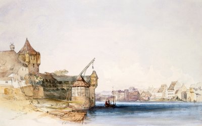 Udsigt i Basel, 1842 af John Harper