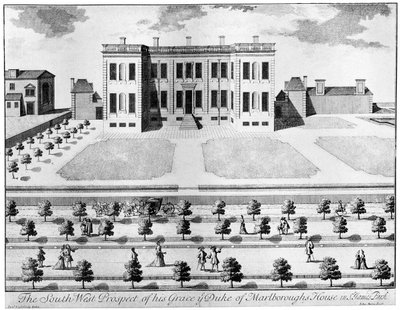 Marlborough House fra sydvest, 1600-tallet, 1908. af John Harris