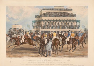 En af et sæt på fire: Liverpool Great National Steeple-Chase af John Harris
