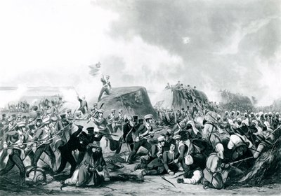 The Battle of Sobraon 10 February 1846dani af John Harris