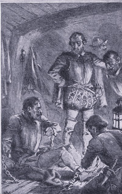 Santiago sendt i forvejen for at udforske, løb i land og blev vraget, Newnes Pictorial Knowledge udgivet af Newnes, ca. 1950