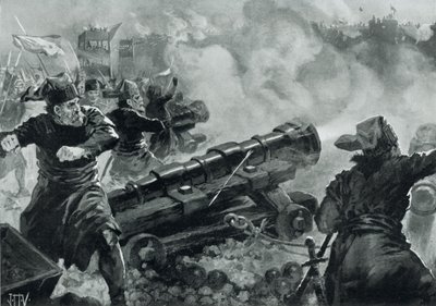 Tyrkernes belejring af Konstantinopel af John Harris Valda