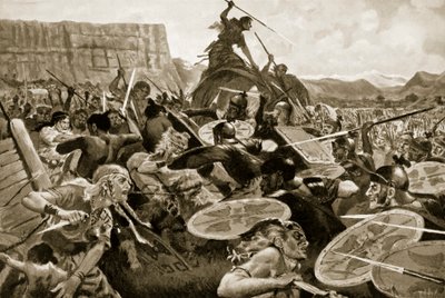 Slaget ved Aquae Sextiae, 102 f.Kr. af John Harris Valda