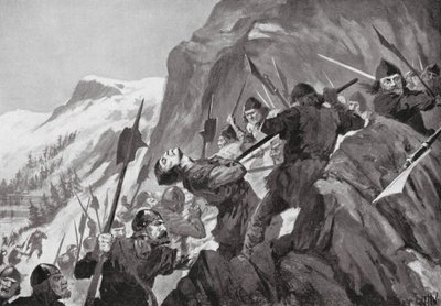 Slaget ved Morgarten af John Harris Valda