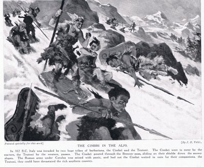 Cimbri i Alperne af John Harris Valda