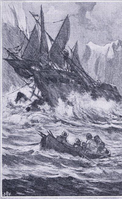 Vittoria gennemførte den første tur rundt om jorden i september 1522, Newnes Pictorial Knowledge udgivet af Newnes, ca. 1950