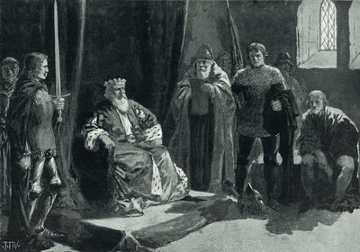 Owen Glendowers parlament (litho) af John Harris Valda