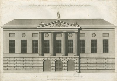 Stafford - Shire Hall: akvatintegravering af John Harvey