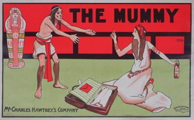 Plakatreklamewhisky fremstillet af Charles Hawtrey-firmaet, ca. 1900 (farve litho) af John Hassall