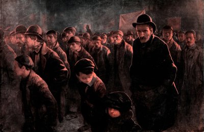 De arbejdsløse / J. Hassall / Zeichnung, ca. 1911 af John Hassall
