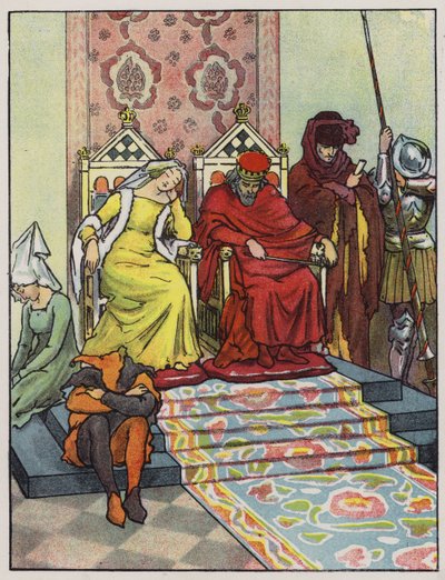 Retten går i dvale (farve litho) af John Hassall