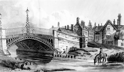 Newport Pagnell, Bucks, 1819 af John Hassell