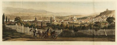 Panoramaudsigt over Tiflis, 1827 af John Heaviside Clark
