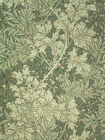 Bladtapet, designet af John Henry Dearle (1860-1932) for Morris and Company af John Henry Dearle