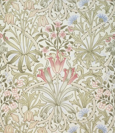 Persisk tapet, designet af John Henry Dearle (1860-1932) for Morris and Company af John Henry Dearle