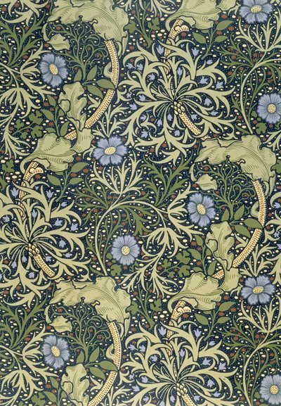 Tapet af tang, designet af John Henry Dearle (1860-1932) for Morris and Company, 1901 af John Henry Dearle