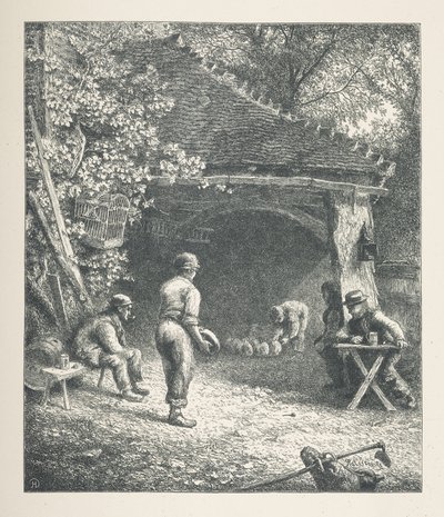 Plade 30. Pastoral scene, fra 