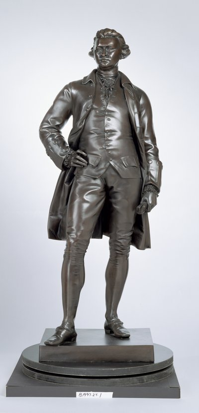 Edmund Burke (1729-97) 1865 (bronze) af John Henry Foley