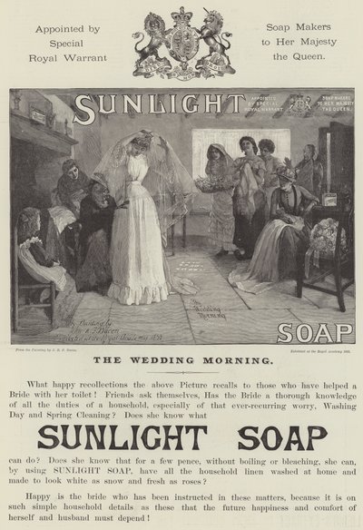 Annonce, Sunlight Sæbe af John Henry Frederick Bacon