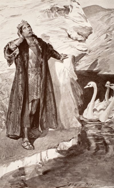 Ler and the Swans, illustration fra 