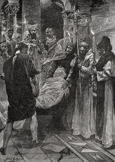 The Burial of King Ethelbert of Kent, fra bogen 