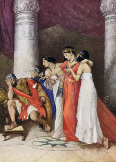 Antony og Cleopatra af John Henry Frederick after Bacon