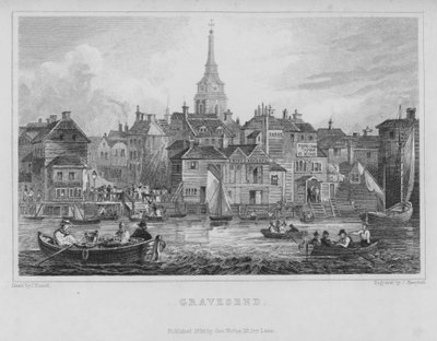 Gravesend, Kent (gravering) af John Henry Henshall