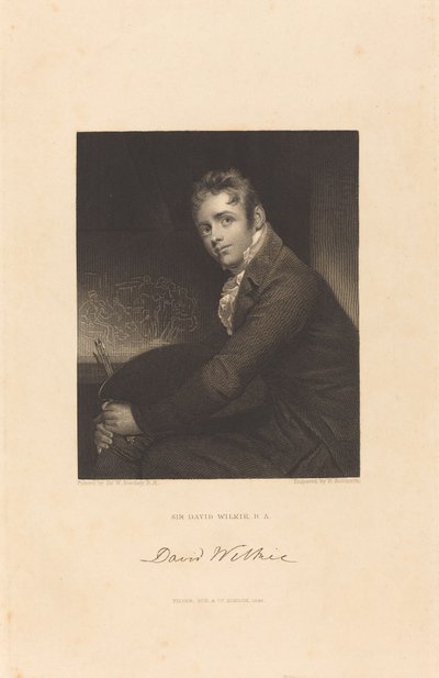 Sir David Wilkie, R.A. af John Henry Robinson after Sir William Beechey
