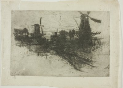 Aften af John Henry Twachtman