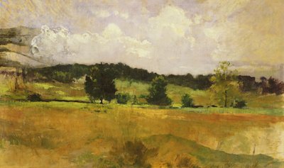 Landskabsstudie, c.1900 af John Henry Twachtman