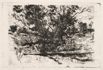 Landskab nær Cincinnati af John Henry Twachtman